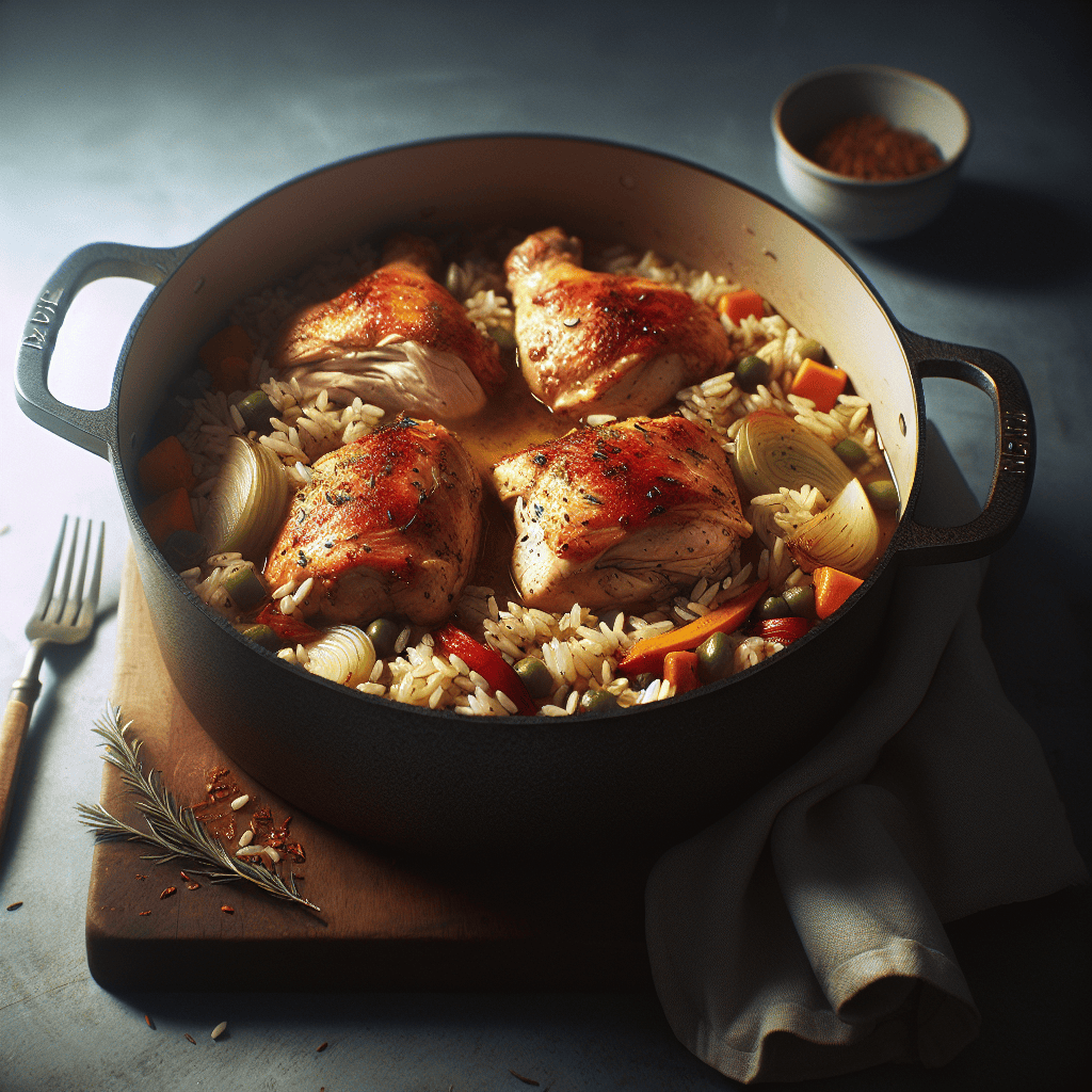 One Pot Chicken and Rice Recipe