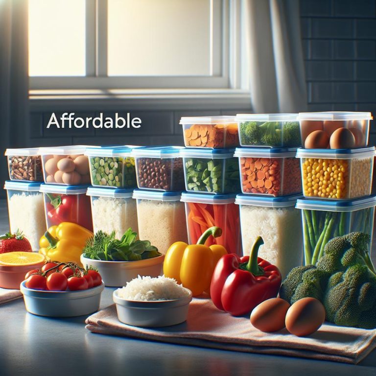 Healthy affordable meal prep