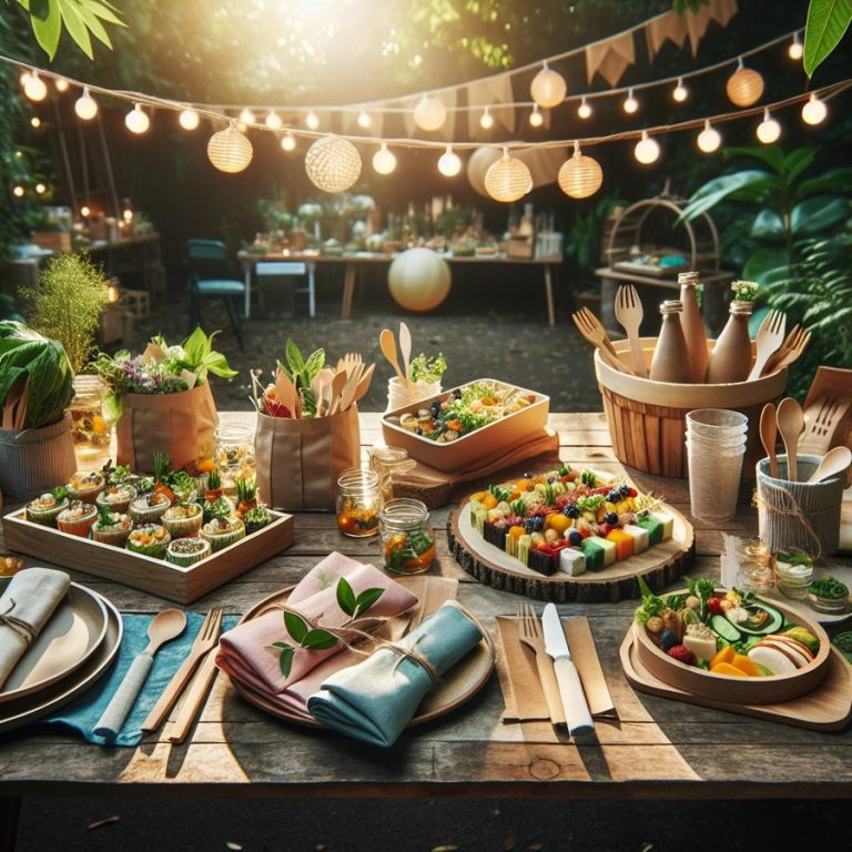 Eco-friendly food setup