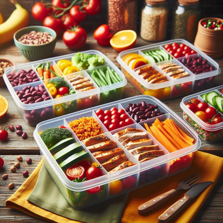 Balanced nutrition meal prep